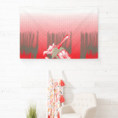 Banderoles Un design graphique dynamique présente un motif ro (Insitu)