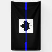 Banderoles Un drapeau canadien mince (Vertical)
