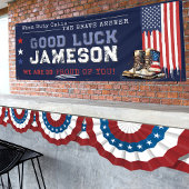 Banderoles Un drapeau militaire US Boots 2,5x6' Va dans le Pa