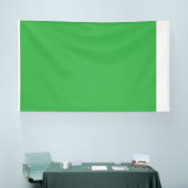 Banderoles un fond vert avec une bordure blanche (Salon professionnel)