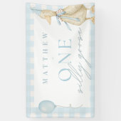 Banderoles Un joyeux anniversaire pour un petit garçon au ble (Vertical)