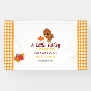 Banderoles Un Petit Baby shower Turc Tombe Thankgiving