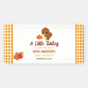 Banderoles Un Petit Baby shower Turc Tombe Thankgiving