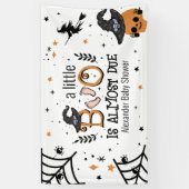 Banderoles un petit livre est presque attendu Halloween (Vertical)