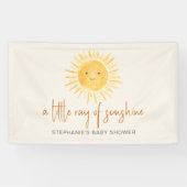 Banderoles Un Petit Rayon Du Baby shower Boho Sunshine (Horizontal)