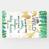 Banderoles Un Peu Sauvage Est En Chemin Boys Baby shower (Horizontal)