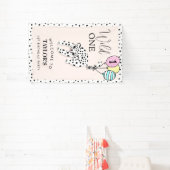 Banderoles Un sauvage | Leopard Balloon 1er anniversaire Bien (Insitu)