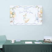 Banderoles Un sot Goose Boy 1er anniversaire (Salon professionnel)