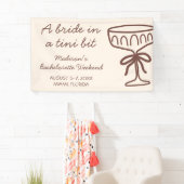 Banderoles Un Tini Bit Coquette Espresso Martini Bachelorette (En situation)