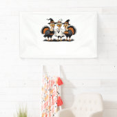 Banderoles Une abondance de T-shirt classique d'automne (En situation)