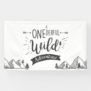 Banderoles Une aventure sauvage extraordinaire Anniversaire B