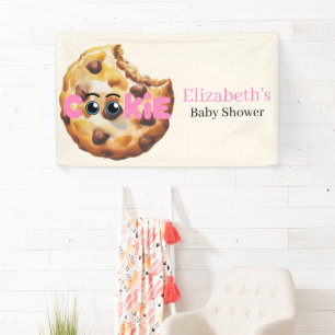Banderoles Une Bienvenue à une Baby Shower Rose pour un Petit
