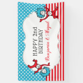 Banderoles Une chose deux | Jumeaux (Vertical)