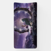 Banderoles Une fée et un loup sombre (Verticale)