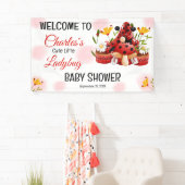 Banderoles Une Mignonne Petite Ladybug Est En Chemin De Baby (En situation)