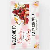 Banderoles Une Mignonne Petite Ladybug Est En Chemin De Baby (Vertical)