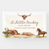 Une petite fête prénatale Cowboy Western Baby