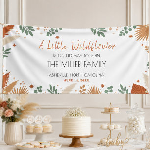 Banderoles Une petite flore sauvage Boho verdure
