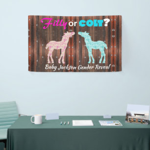 Banderoles Une révélation sur le genre "filly ou Colt" amus