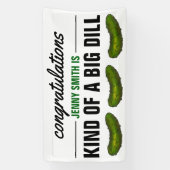 Banderoles Une sacrée affaire (affaire) Concombre vert félici (Verticale)