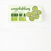 Banderoles Une sacrée histoire de cornichons verts félicitati (Insitu)