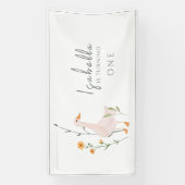 Banderoles Une sotte fête de l'oie Anniversaire Minimalisme C (Verticale)