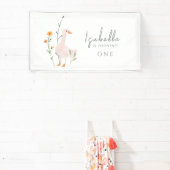 Banderoles Une sotte fête de l'oie Anniversaire Minimalisme C (Insitu)