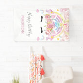 Banderoles Unicorn Magical Joyeux Anniversaire (En situation)