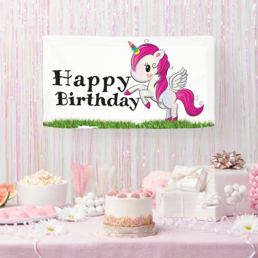 Banderoles Unicorne (Fête)