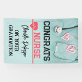 Banderoles Unique Félicitations Infirmière Diplôme (Horizontal)