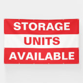 Banderoles Unités de stockage disponibles  (Horizontal)