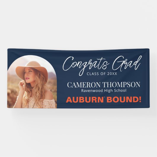 Banderoles Université d'Auburn | Future Auburn Grad (Horizontal)