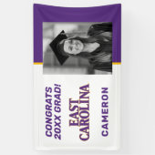 Banderoles Université de Caroline de l'Est | Caroline de l'Es (Vertical)