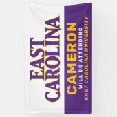 Banderoles Université de Caroline de l'Est | Caroline de l'Es (Vertical)