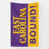 Banderoles Université de Caroline de l'Est | Caroline de l'Es (Verticale)