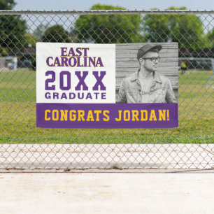 Banderoles Université de Caroline de l'Est   Caroline de l'Es