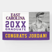 Banderoles Université de Caroline de l'Est | Caroline de l'Es (Horizontal)