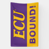 Banderoles Université de Caroline de l'Est | Logo de l'écu (Verticale)