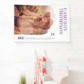 Banderoles Université de Caroline de l'Est | Logo de l'écu (Insitu)