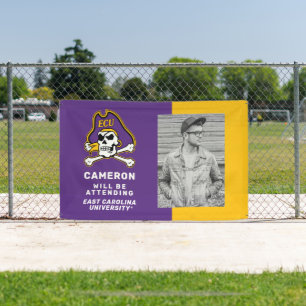 Banderoles Université de Caroline de l'Est   Pirates écus