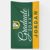 Banderoles Université de San Francisco | Diplômé (Vertical)