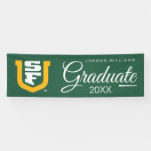 Banderoles Université de San Francisco | Diplômé (Horizontal)