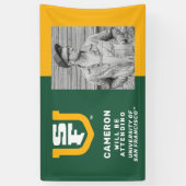 Banderoles Université de San Francisco | Sera présent (Vertical)