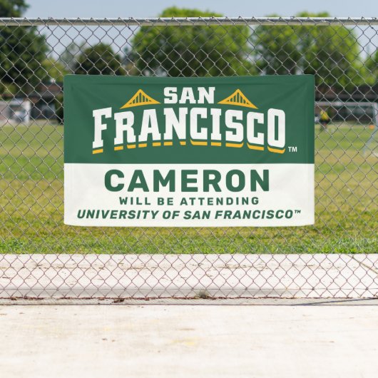 Banderoles Université de San Francisco | Sera présent (En situation)