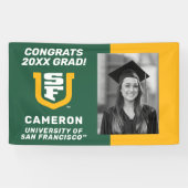 Banderoles Université de San Francisco | Sera présent (Horizontal)