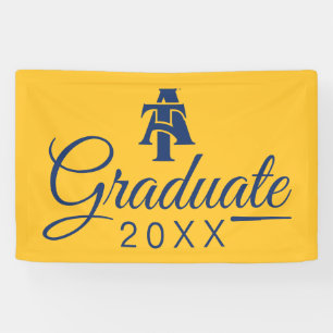 Banderoles Université d'État A&T de Caroline du Nord   Un log