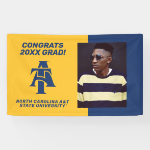 Banderoles Université d'État A&T de Caroline du Nord   Un log