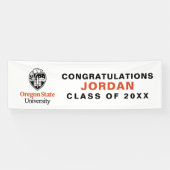 Banderoles Université d'État de l'Oregon (Horizontal)