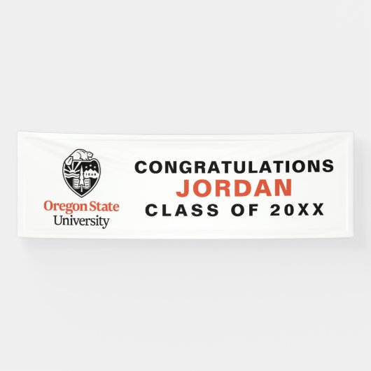 Banderoles Université d'État de l'Oregon (Horizontal)