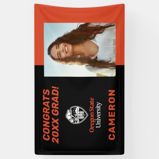 Banderoles Université d'État de l'Oregon (Vertical)